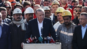Cumhurbaşkanı Erdoğan, Amasra'daki maden ocağında açıklamalarda bulundu