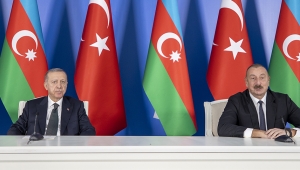 Cumhurbaşkanı Erdoğan, Azerbaycan Cumhurbaşkanı Aliyev ile ortak basın toplantısında konuştu