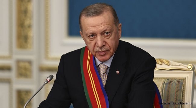 Cumhurbaşkanı Erdoğan, Kazakistan Cumhurbaşkanı Tokayev ile ortak basın toplantısı düzenledi