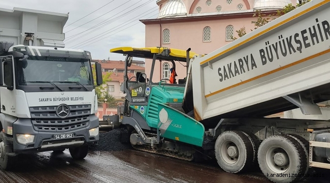 Konyalı Ali Bey Caddesi’nde asfalt çalışmaları tamamlanıyor