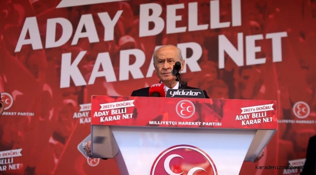 MHP Lideri Bahçeli Manisa Cumhuriyet Meydanında Vatandaşlarla Buluştu