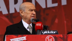 MHP Lideri Devlet Bahçeli,Konya'da vatandaşlara seslendi