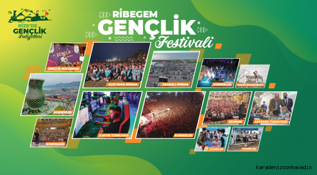 Rize Belediyesi “Tam Bana Göre Festivali”nde yerini alacak