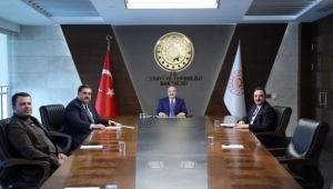 Sanayi ve Teknoloji Bakanı Mustafa Varank'ı ziyaret ettiler