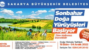 Sonbahar Doğa Yürüyüşleri başlıyor