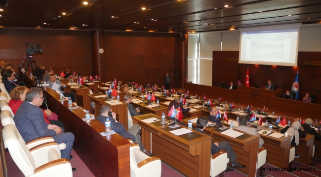 Trabzon Büyükşehir Belediye Meclis toplantıları devam ediyor