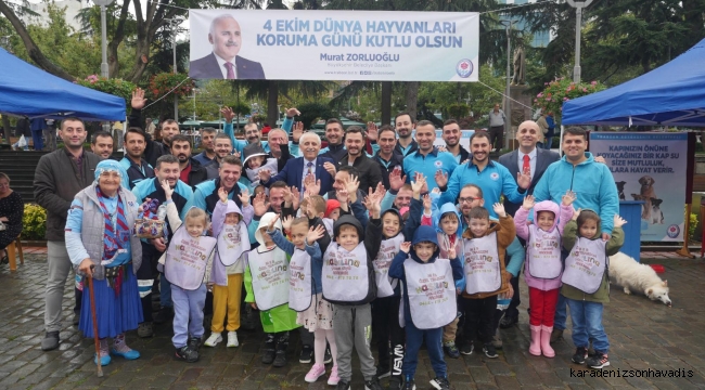 Trabzon Büyükşehir Dünya Hayvanları Koruma Günü'nü kutladı