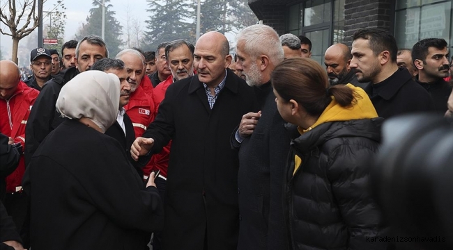 Bakan Soylu: Şu Anda Herhangi Bir Can Kaybımız Söz Konusu Değil