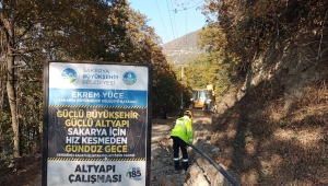 Büyükşehir Belediyesi’nden Geyve Kızılkaya’ya güçlü altyapı dokunuşu