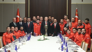 Cumhurbaşkanı Erdoğan, Ampute Futbol Milli Takımını kabul etti