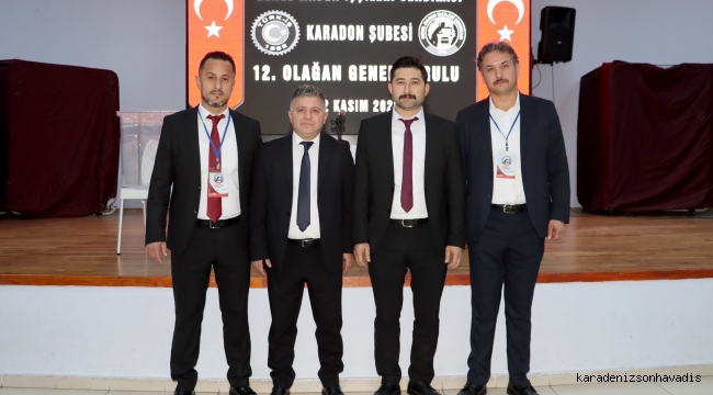 GMİS KARADON ŞUBE BAŞKANLIĞI’NA KARATAŞ YENİDEN SEÇİLDİ