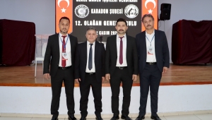 GMİS KARADON ŞUBE BAŞKANLIĞI’NA KARATAŞ YENİDEN SEÇİLDİ