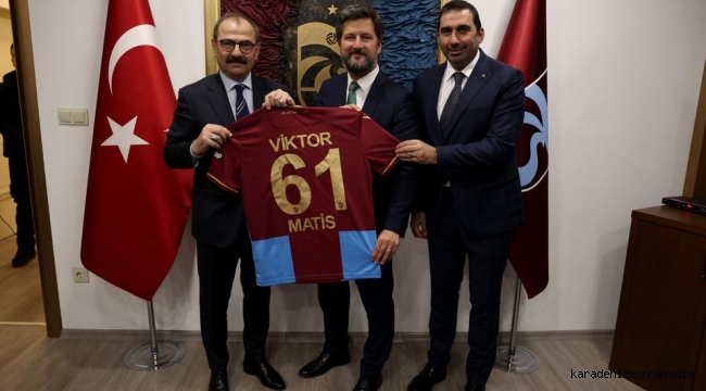 Macaristan Büyükelçisi Matis'ten Trabzonspor'a ziyaret