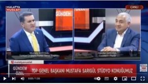 Mustafa Sarıgül'den Gürkan'a övgü dolu sözler