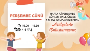 Oyuncak Evi’nde Atölye Çalışmaları Hafta İçi de Yapılacak