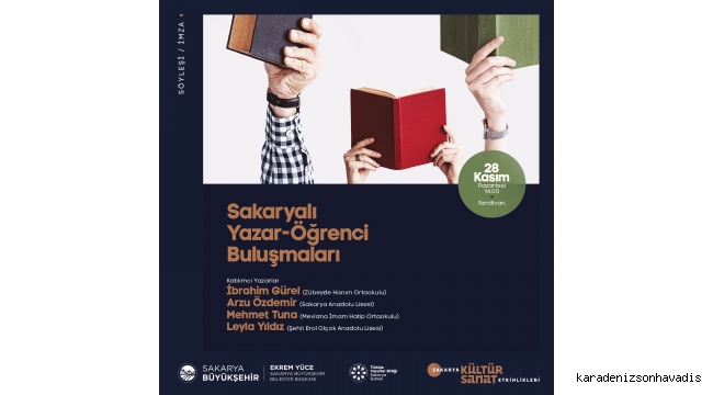 Sakaryalı yazarlar öğrencilerle buluşacak