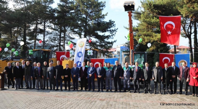 Amasya OBM Araç Filosuna 4 Adet İş Makinesi Katıldı