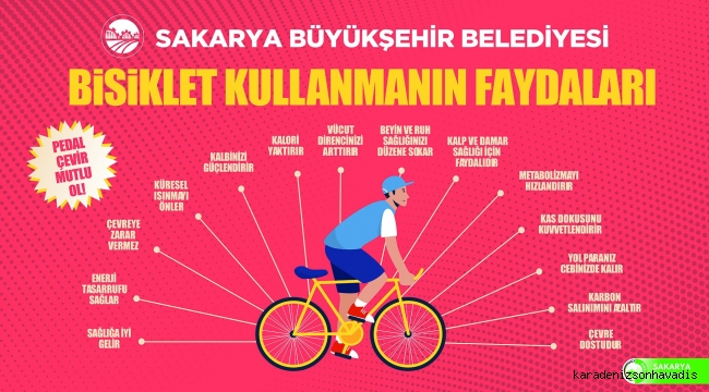 Büyükşehir her yerde bisikleti anlatıyor: Pedal çevir mutlu ol