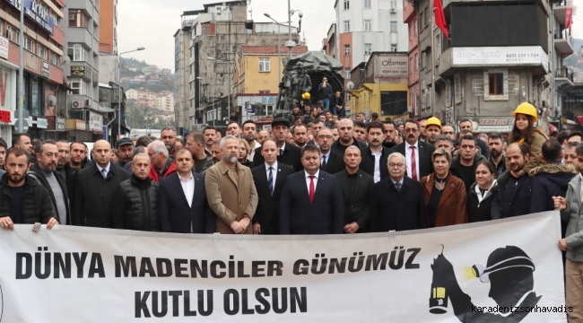 EMEĞİN BAŞKENTİ’NDE DÜNYA MADENCİLER GÜNÜ