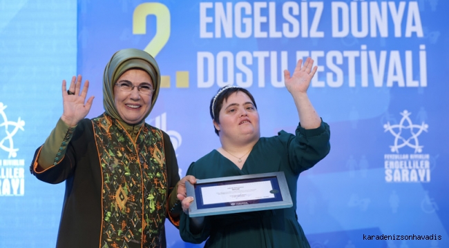 Emine Erdoğan, Engelsiz Dünya Dostu Festivali'ne katıldı