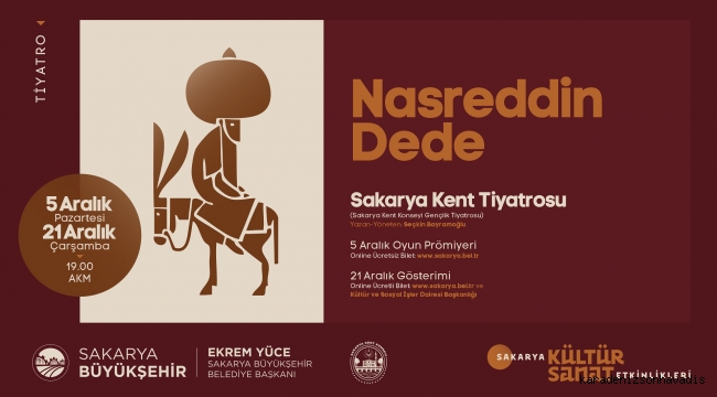 ‘Nasreddin Dede’ oyununun prömiyeri AKM’de yapılacak