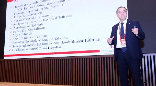 TFF Temsilciler Kurulu Yeni Klasman Temsilci Semineri başladı