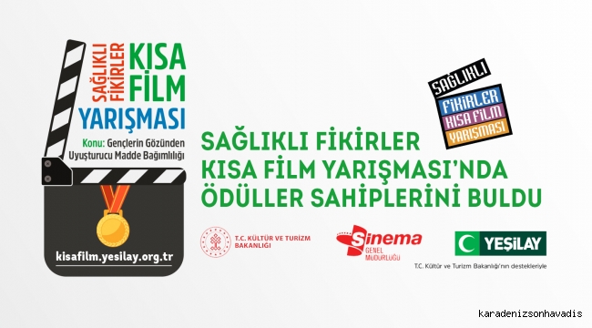 Yeşilay’ın 6. Sağlıklı Fikirler Kısa Film Yarışması’nın kazananları belli oldu