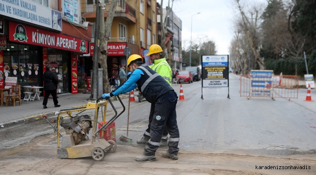 Çark Caddesi’nde dönüşüm altyapıyla başladı