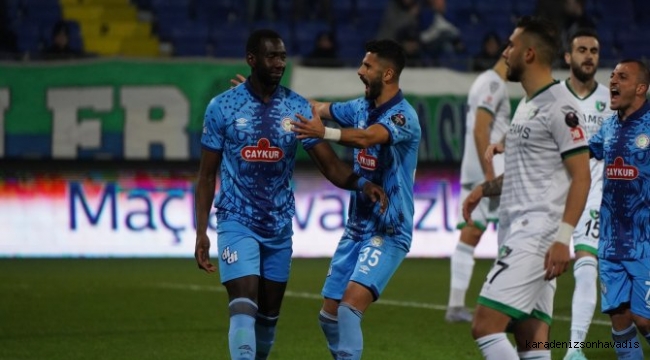 Çaykur Rizespor Denizlispor'u puansız gönderdi!