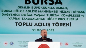 Cumhurbaşkanı Erdoğan, Bursa'da toplu açılış törenine katıldı