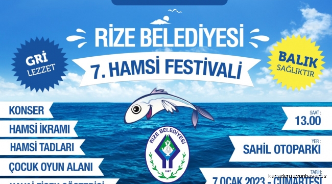 HAMSİ FESTİVALİNE DAVET