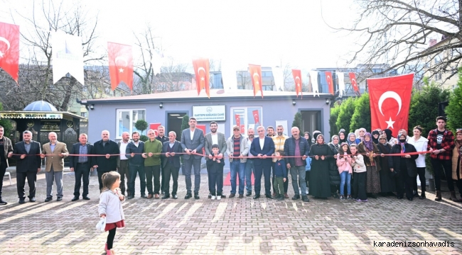 Maşukiye Soğuksu Camii sosyal tesisi hizmete açıldı