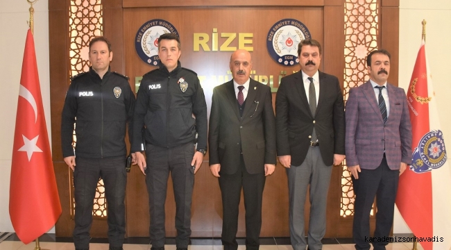 Rize Emniyeti'nden “Ayın Personeli” 