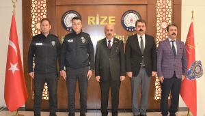 Rize Emniyeti'nden “Ayın Personeli” 