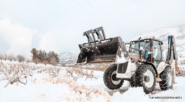 41 mahalle yolu ulaşıma açıldı