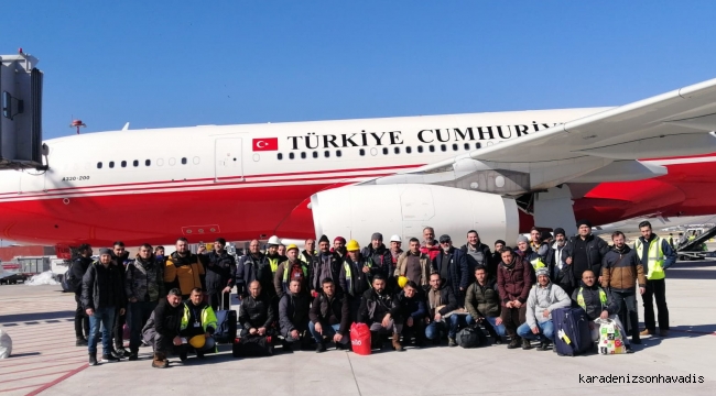 51 MTA İŞÇİSİ DEPREM BÖLGESİNDE