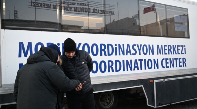 BAŞKAN KOCAMAN VE EKİBİ HATAY'DA