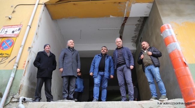 Başkan Rahmi Metin İncelemelerde bulundu