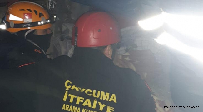 Çaycuma Belediyesi arama kurtarma ekibi bir cana can oldu