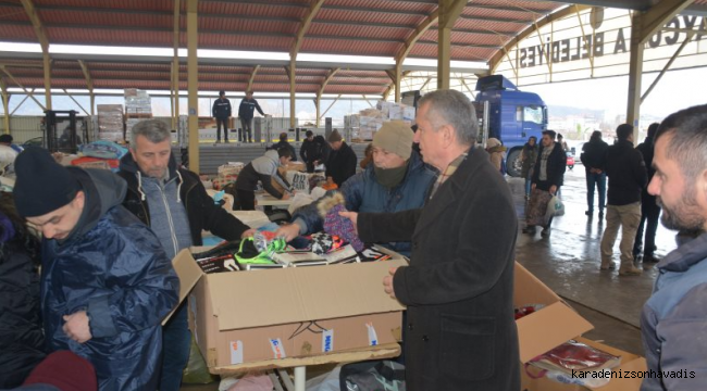 Çaycuma’da yardım seferberliği
