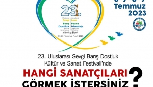 Festivalde ‘Hangi sanatçıları görmek istersiniz’ anketi başlatıldı