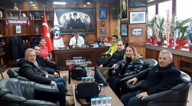 Gazetecilerden madencilere teşekkür