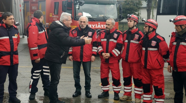 Kdz. Ereğli Belediyesi, 18 Kişilik İkinci Bir Arama-Kurtarma Ekibini Deprem Bölgesine Gönderdi