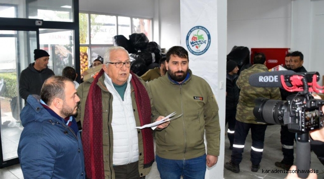 KDZ. EREĞLİ BELEDİYESİ’NİN 10. YARDIM TIRI YOLA ÇIKTI