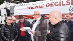 KDZ. EREĞLİ BELEDİYESİ’NİN 14. YARDIM TIRI YOLA ÇIKTI
