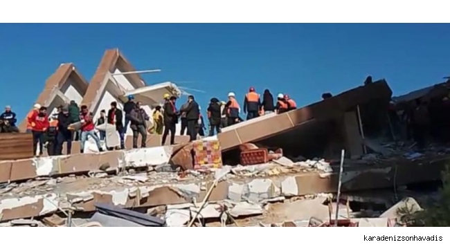 TBMM ARAMA KURTARMA EKİBİ, DEPREM BÖLGESİNDE ÇALIŞMALARINI SÜRDÜRÜYOR