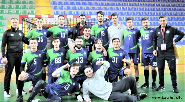 RİZE BELEDİYESPOR HENTBOL TAKIMI, EVİNDE FARKLI KAZANDI