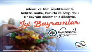 Başkan Posbıyık, halkın Ramazan Bayramını kutladı