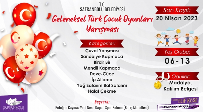 Geleneksel Türk Çocuk Oyunlarında Kayıtlar Başladı