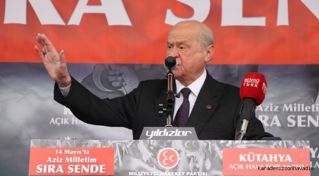 MHP Genel Başkanı Bahçeli Karabük Mitingi'nde konuştu